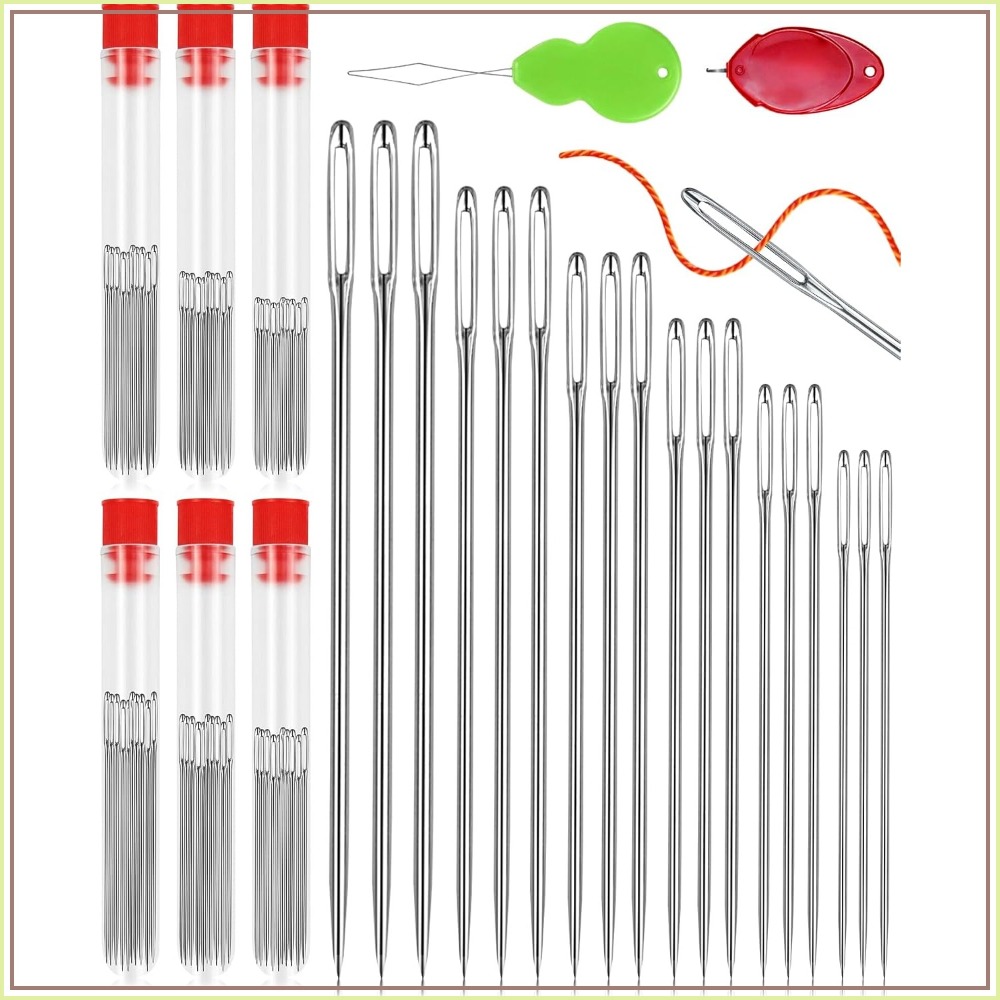 Embroidery And Quilting - 60 PCS Steel Sewing Needles Set