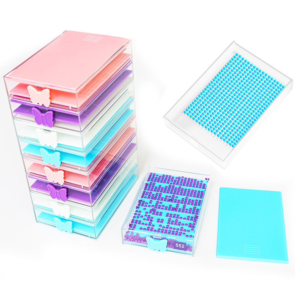 Embroidery Kit Starter - 5D DIY Diamond Art Tray With
