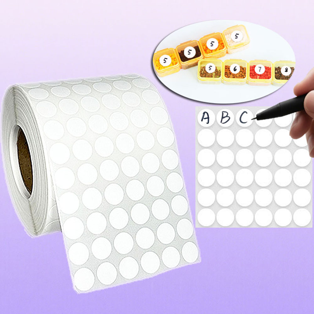 Embroidery Kit Starter - Diamond Painting Tools round label stickers