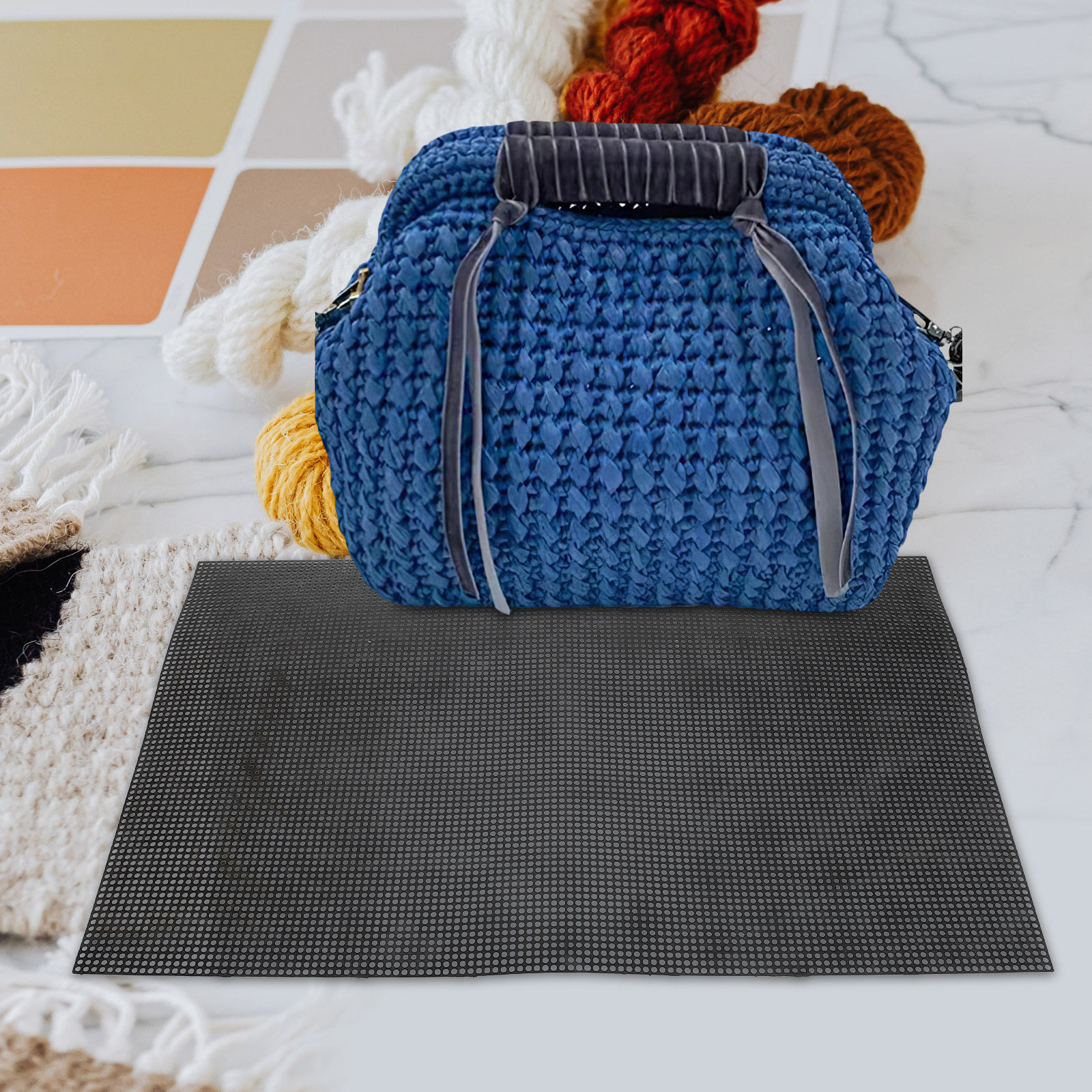 Embroidery Bag - 3Pcs Plastic Mesh Canvas Sheets Sturdy