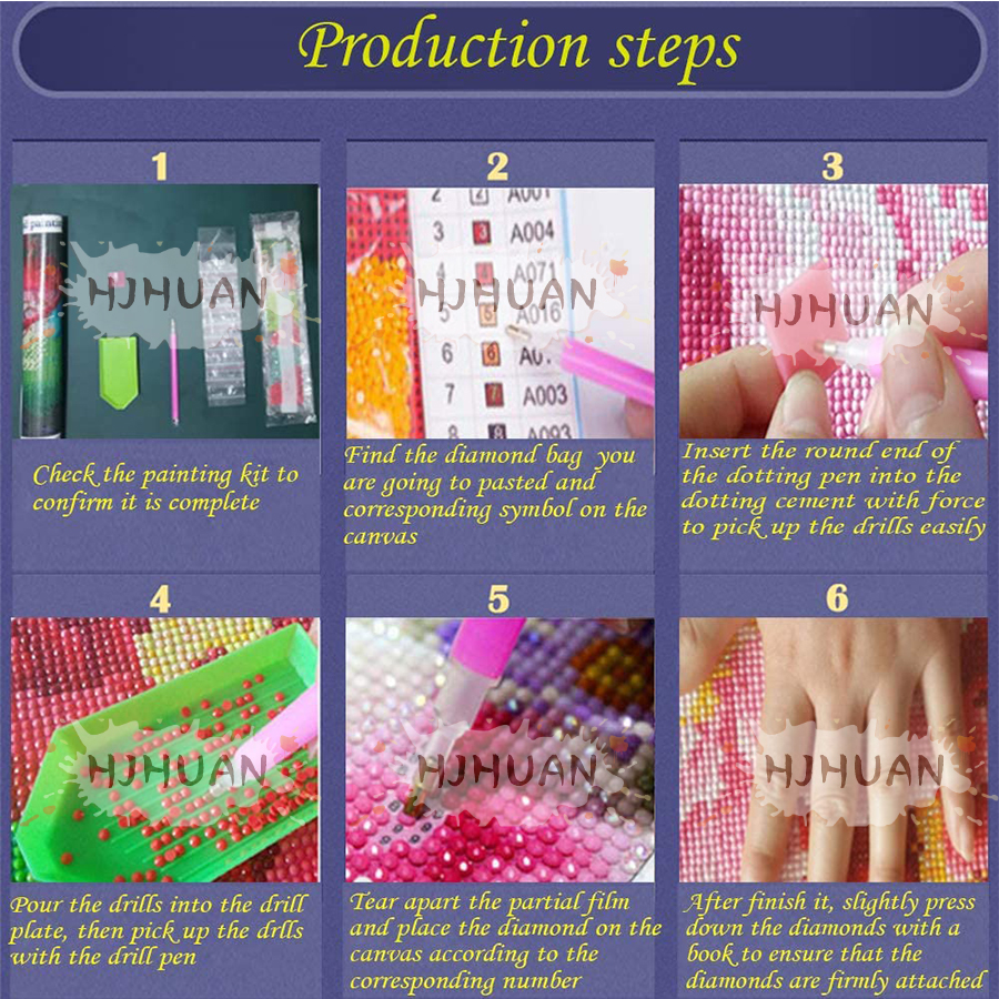5pcs 5D Diy Diamond Painting T - Embroidery Hd Images review and price