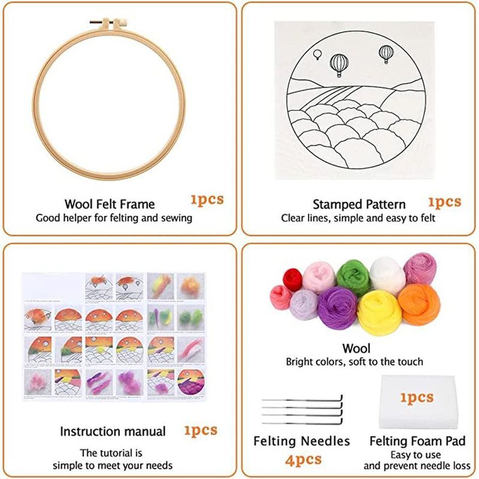 CHENISTORY Diy Wool Needle Fel - Embroidery Kit Starter review and price