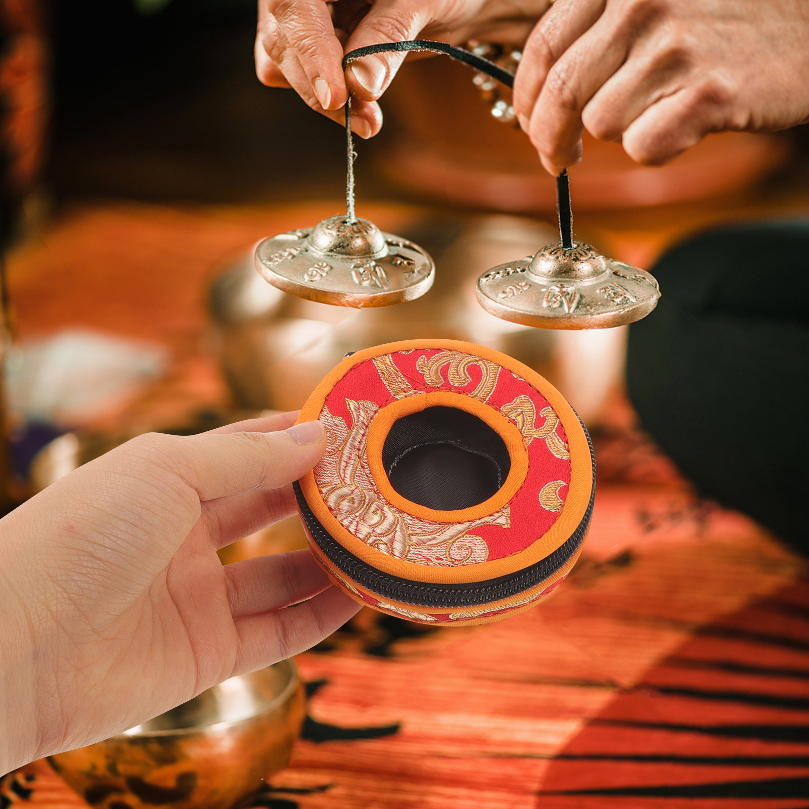 Finger Cymbals Bag Handmade Em - Embroidery Cloth review and price