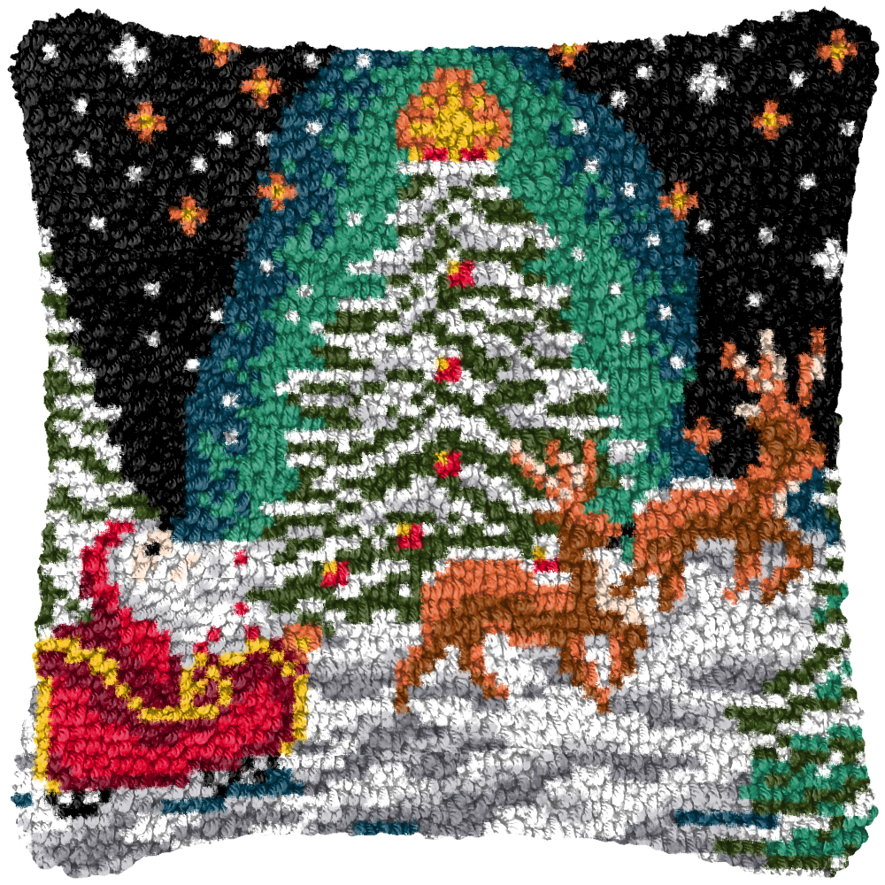 Christmas Latch Hook Kits Smyr - Printed Embroidery Kit review and price