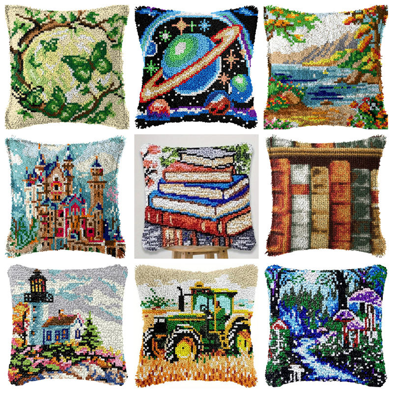 Landscape Books Latch Hook Kit - Printed Embroidery Kit review and price