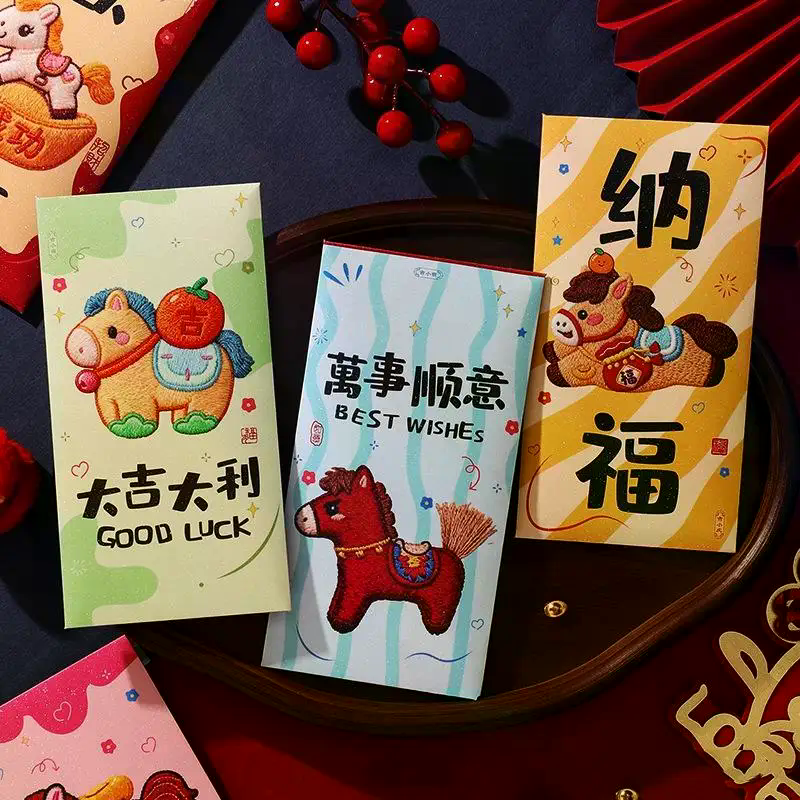 6Pcs Cartoon Three Dimensional - Embroidery Red review and price
