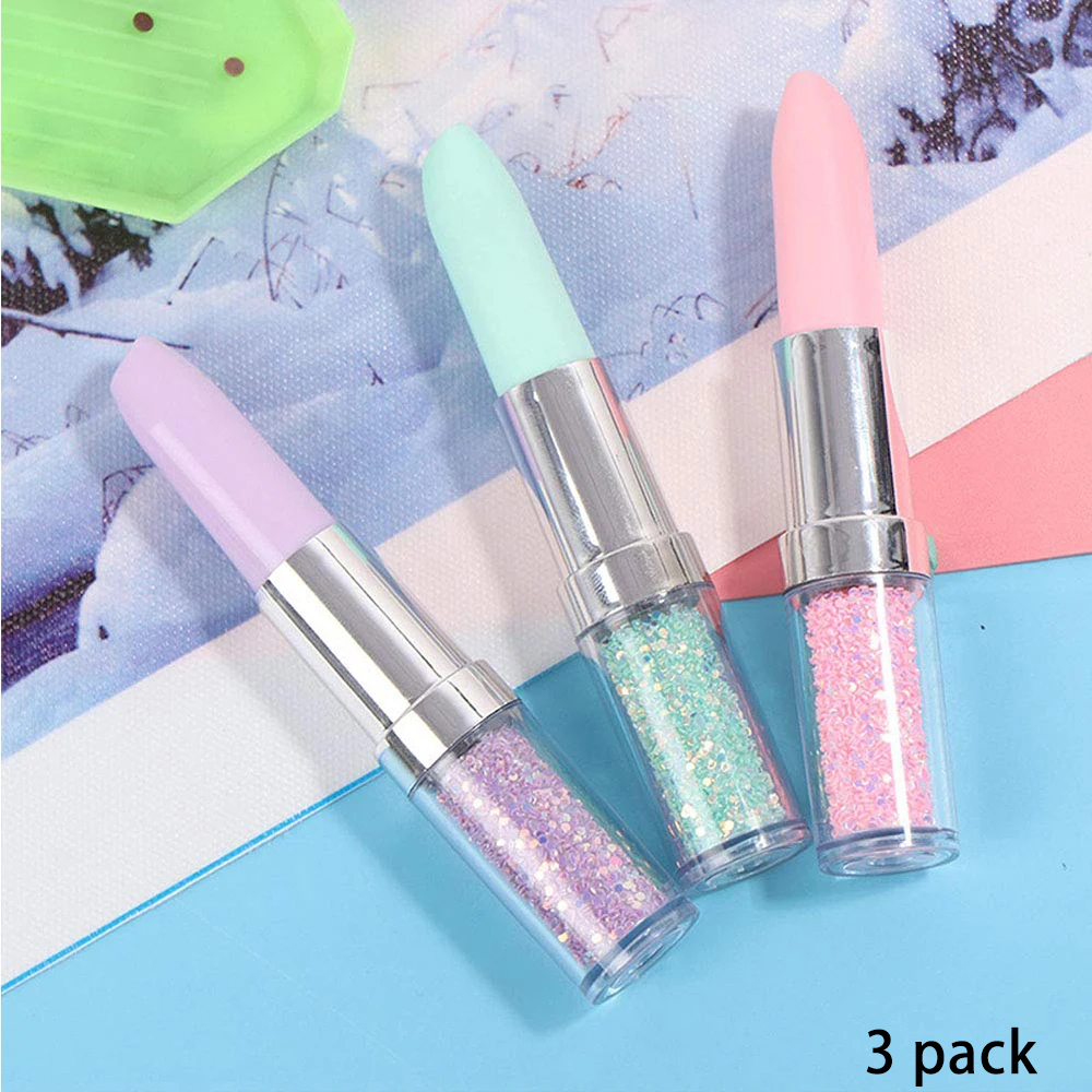 Lipstick Shape Diamond Paintin - Embroidery Kit Starter review and price