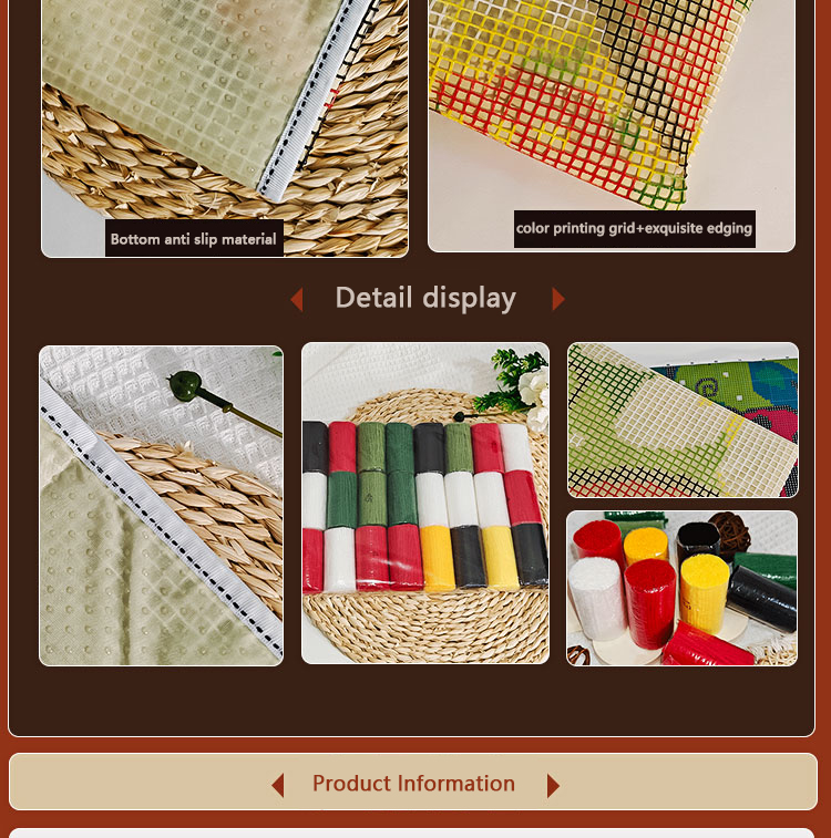 Bee latch hook kit rug canvas  - Printed Embroidery Kit review and price
