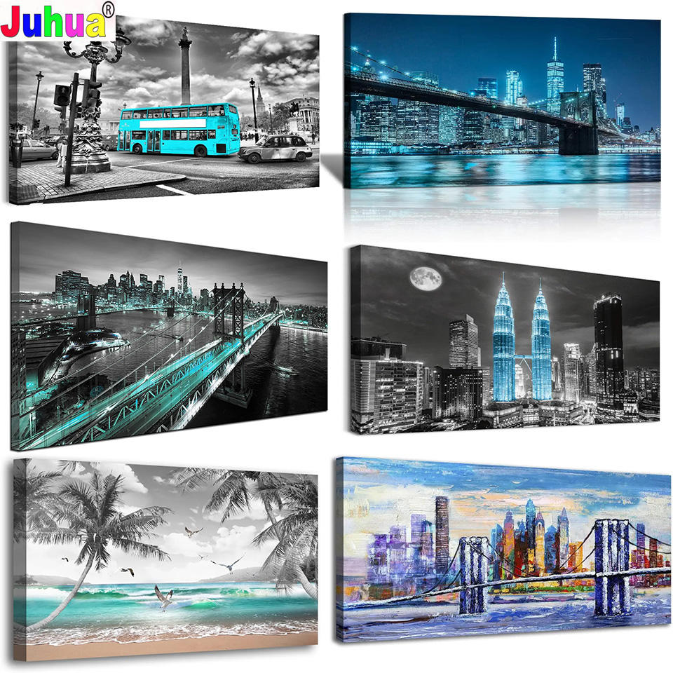 Famous Modern Urban Skyline Ni - Embroidery York review and price