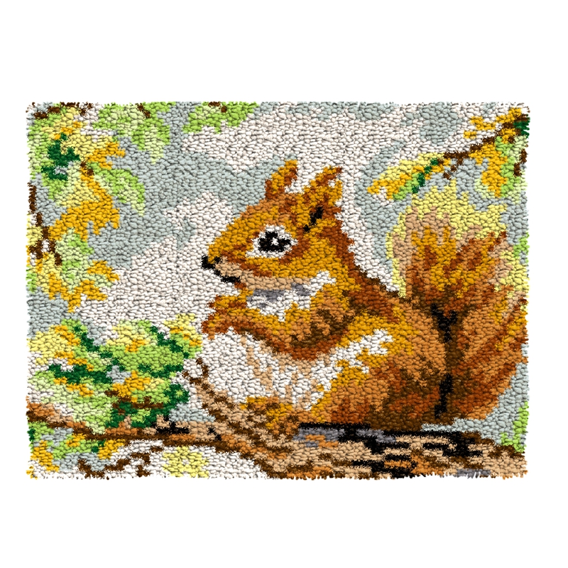 Animal Cartoon Latch Hook Embr - Printed Embroidery Kit review and price