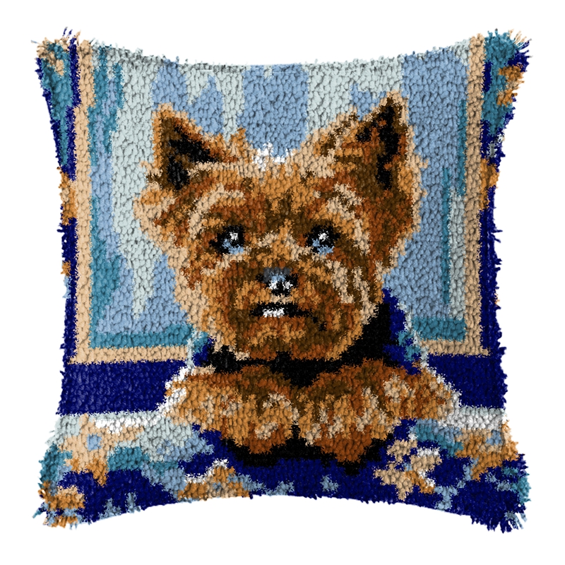 DIY Rabbit Cat Latch Hook Rug  - Printed Embroidery Kit review and price