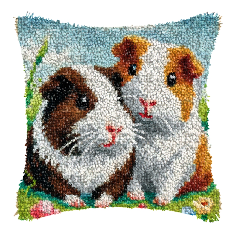 DIY Rabbit Cat Latch Hook Rug  - Printed Embroidery Kit review and price
