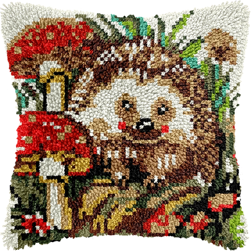 DIY Rabbit Cat Latch Hook Rug  - Printed Embroidery Kit review and price