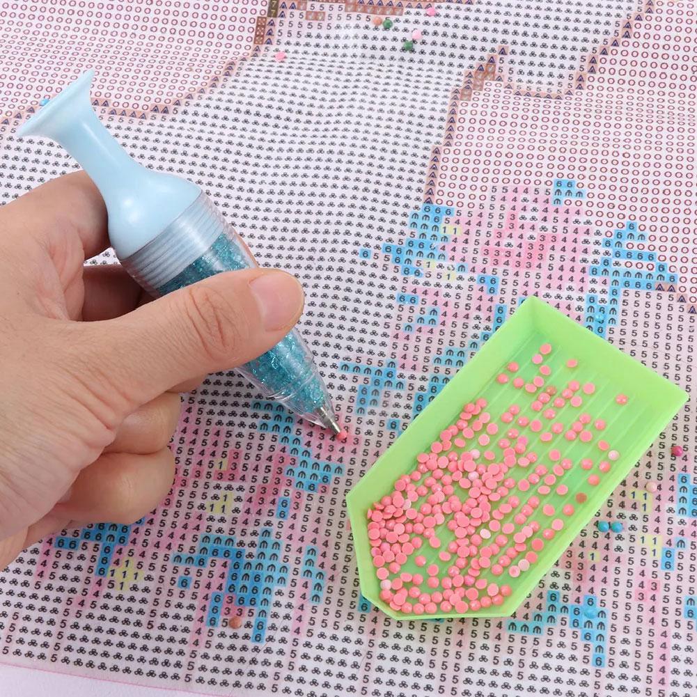 Vase Shaped Drill Pen Pen Craf - Embroidery Kit Starter review and price