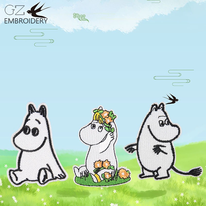 Moomin Cute Cartoon Embroidere - Embroidery Cloth review and price