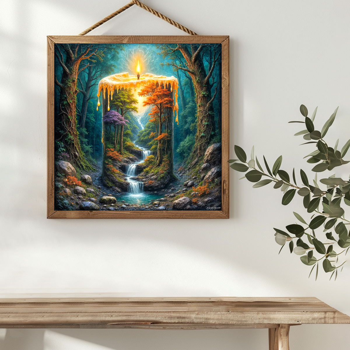 1pc 40X40CM/15.74inch Candles  - Embroidery Artist review and price