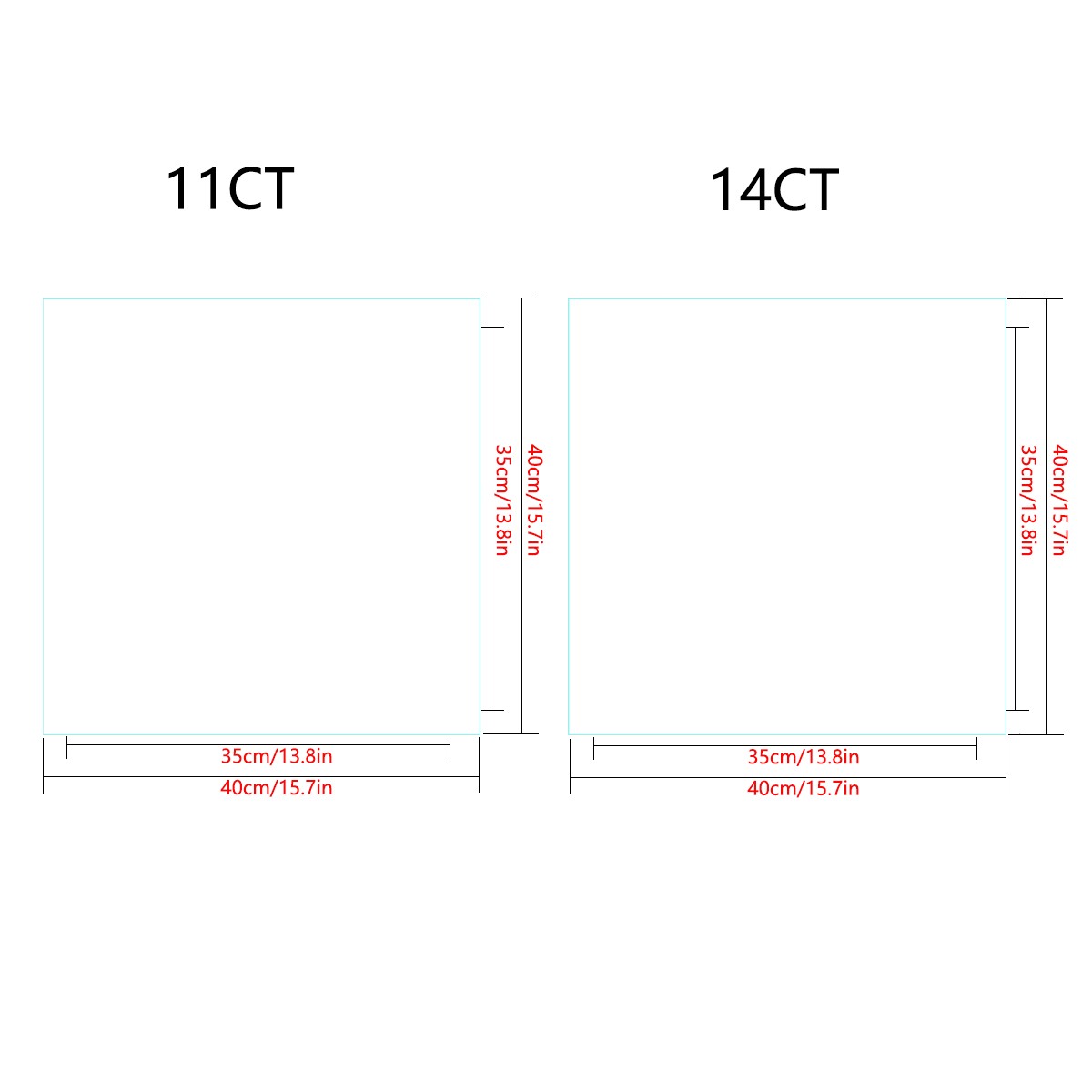 1pc 40X40CM/15.74inch Candles  - Embroidery Artist review and price