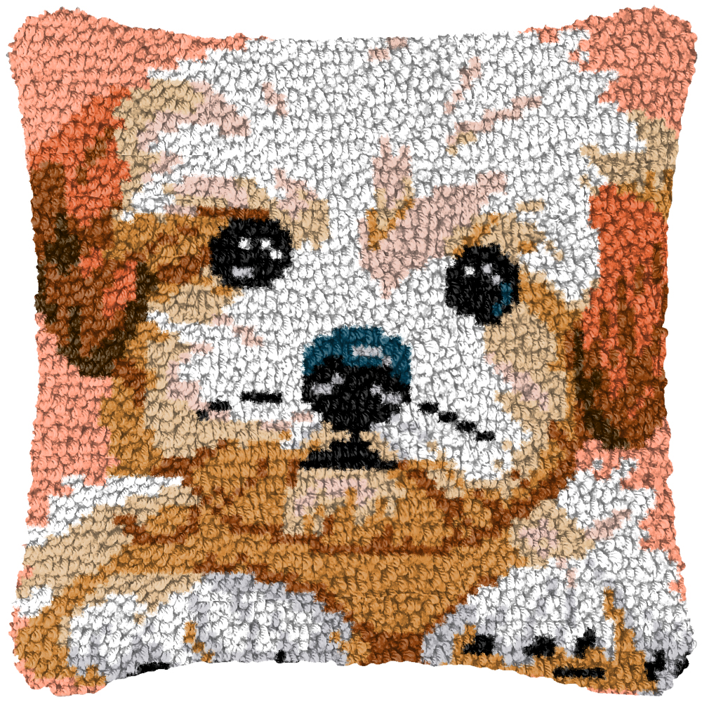 Cute Dog Embroidery Latch Hook - Printed Embroidery Kit review and price
