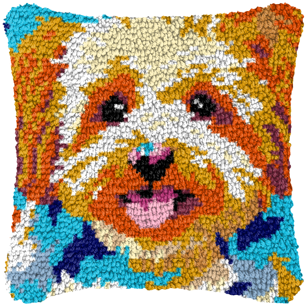 Cute Dog Embroidery Latch Hook - Printed Embroidery Kit review and price