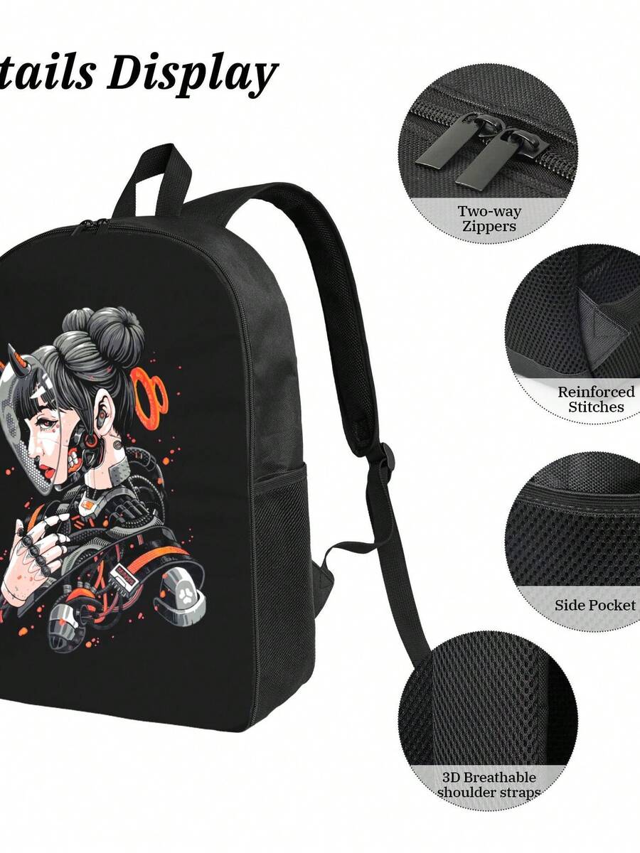 Cyberpunk Cyborg Girl Waterpro - Embroidery Bag review and price