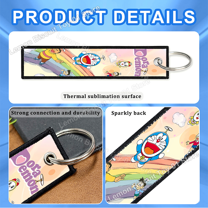 Doraemons Series Key Fobs Hold - Embroidery Cloth review and price