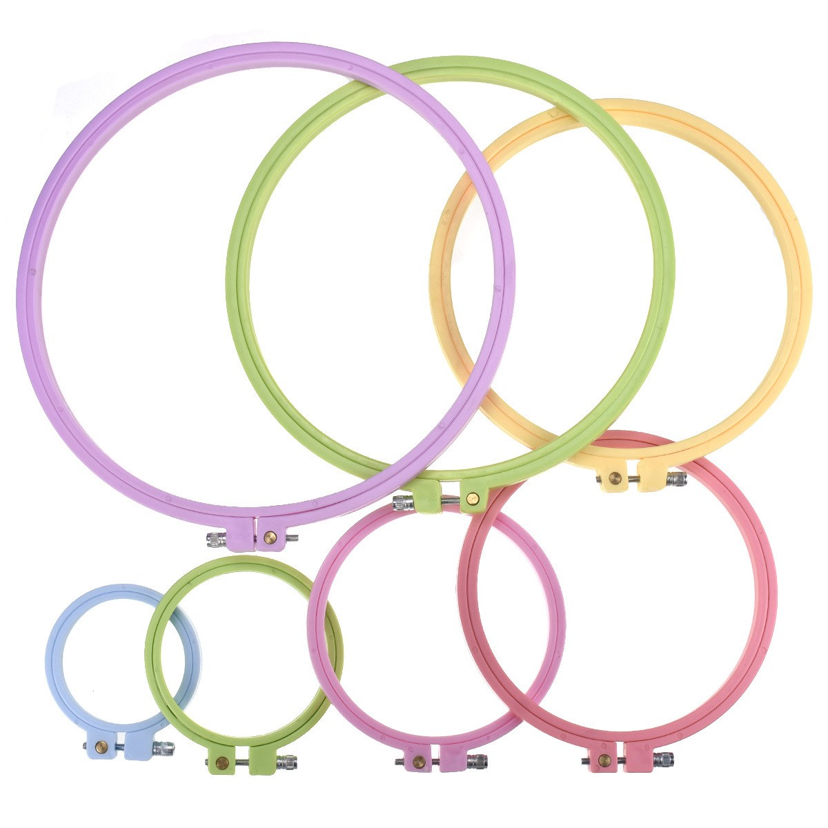 1/7pcs 7-25cm Plastic Embroide - Embroidery And Quilting review and price