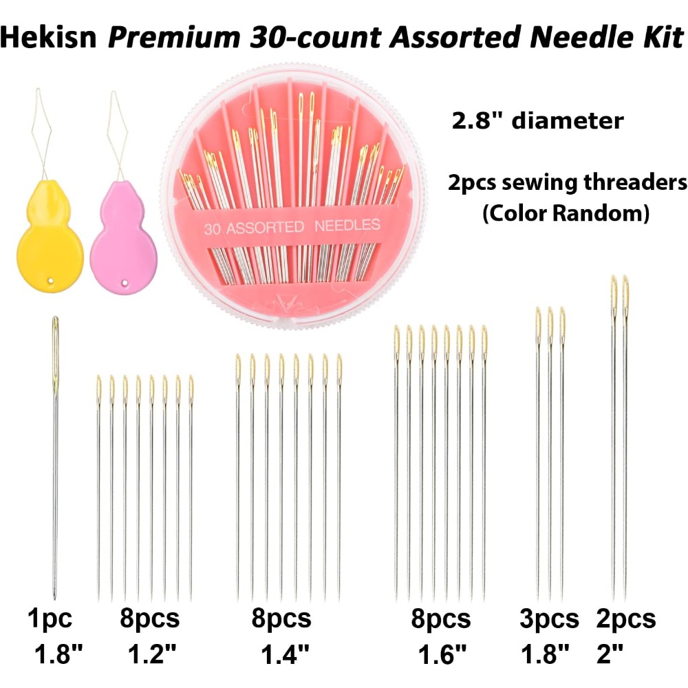 Assorted Hand Sewing Needles K - Embroidery And Quilting review and price