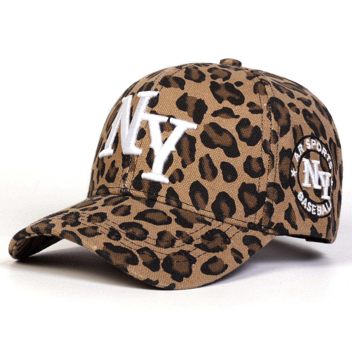 Leopard Print Baseball Cap wit - Embroidery York review and price