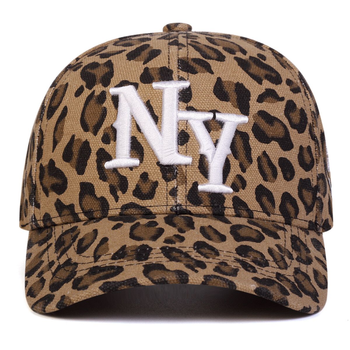 Leopard Print Baseball Cap wit - Embroidery York review and price