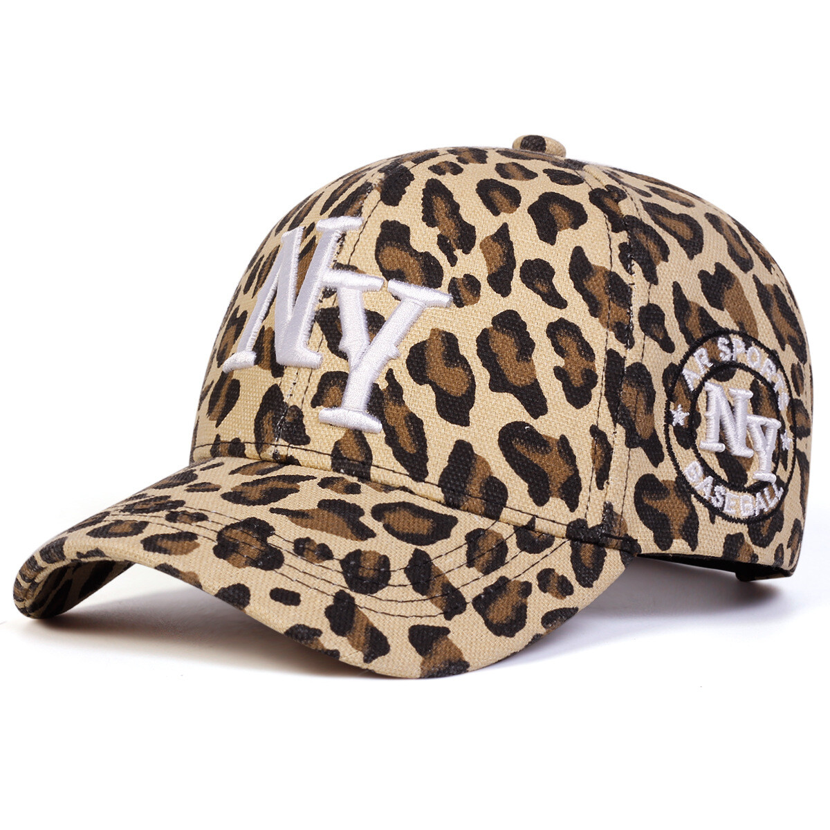 Leopard Print Baseball Cap wit - Embroidery York review and price