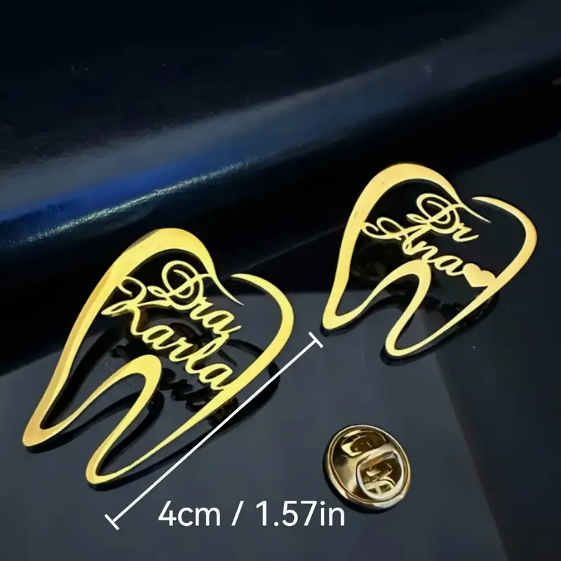 1PC Customized Teeth Dentist N - Embroidery Name review and price