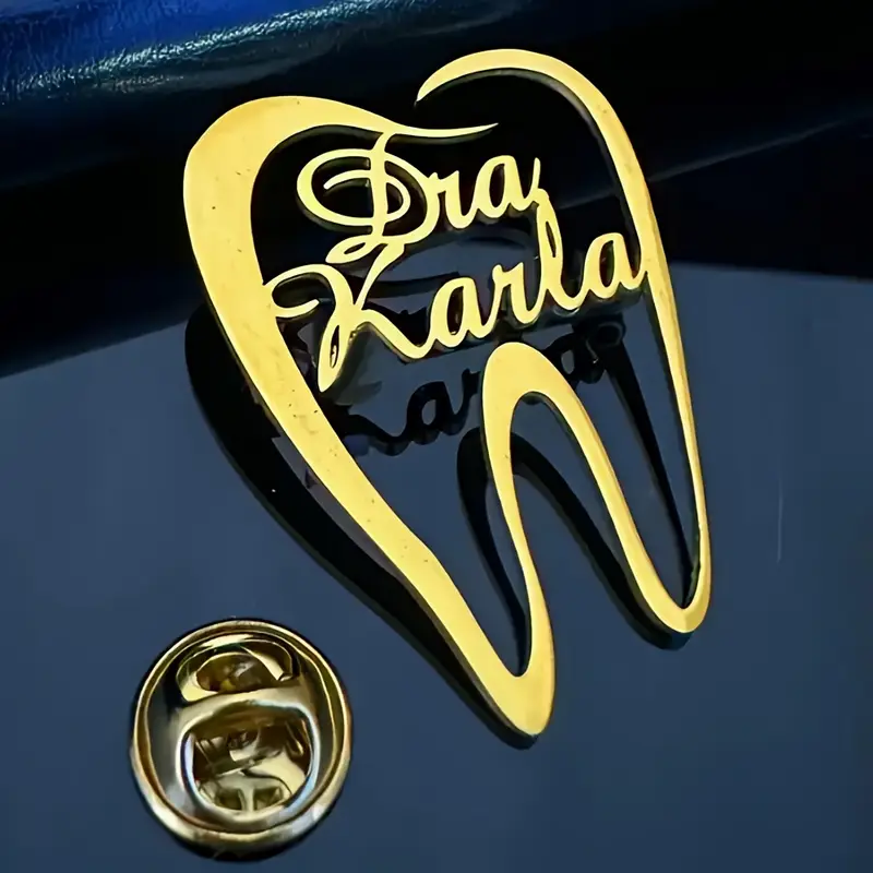1PC Customized Teeth Dentist N - Embroidery Name review and price