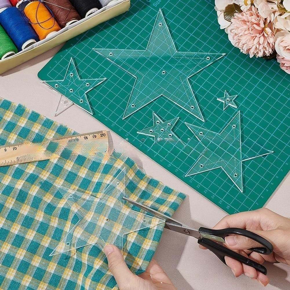 6pcs/Set Star Acrylic Sewing T - Embroidery Backpack Kit review and price