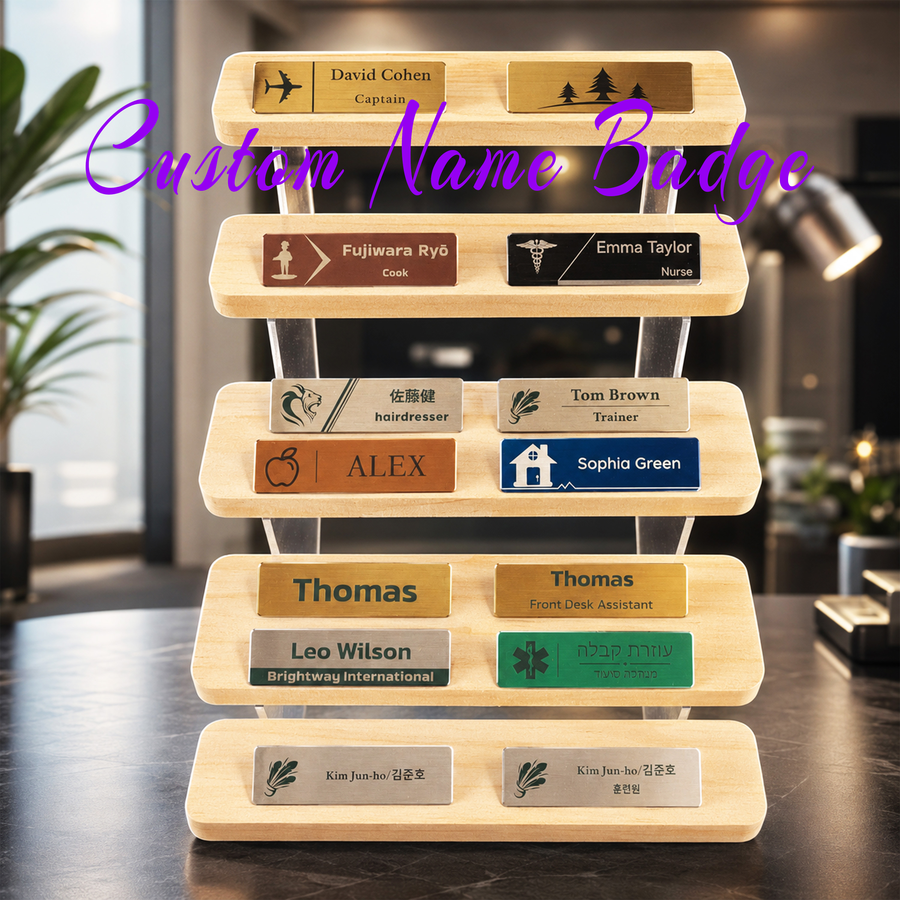 Engraved Personalized Name Tag - Embroidery Name review and price