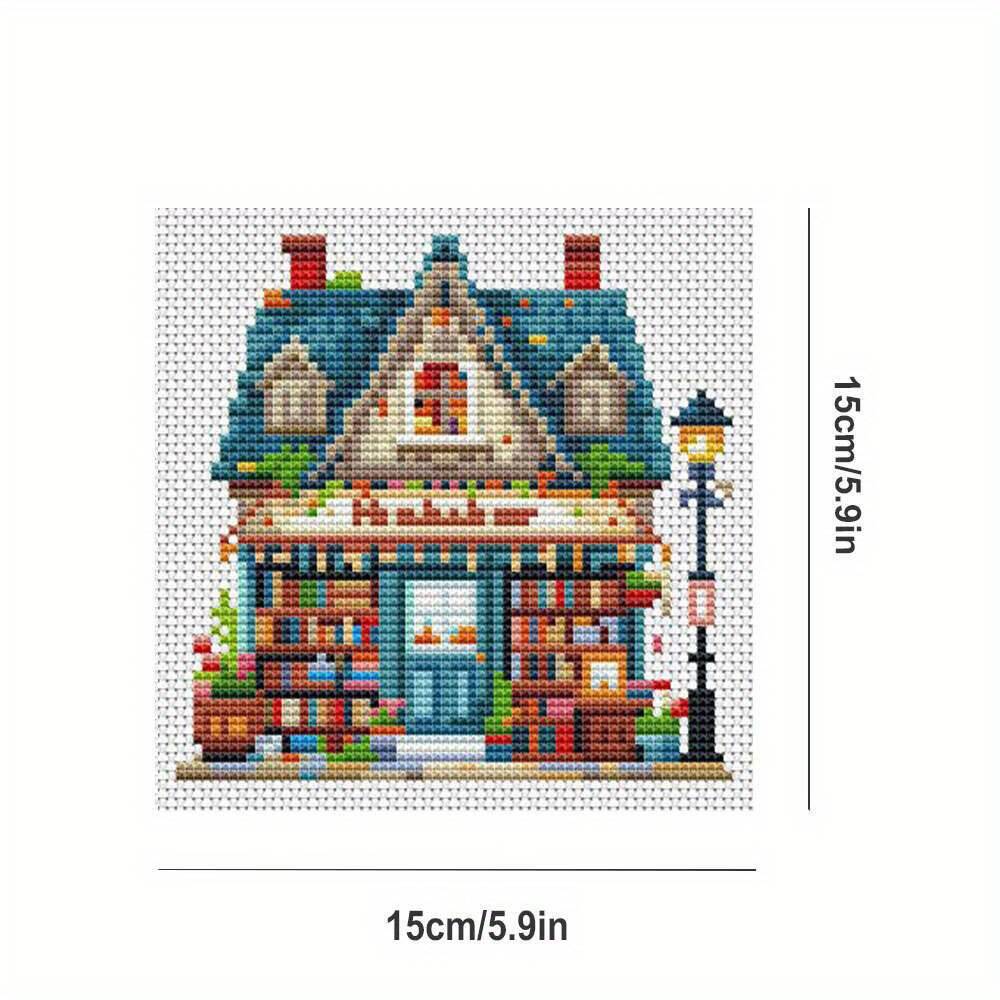 12Pcs Cross Stitch Kits House  - Embroidery Artist review and price