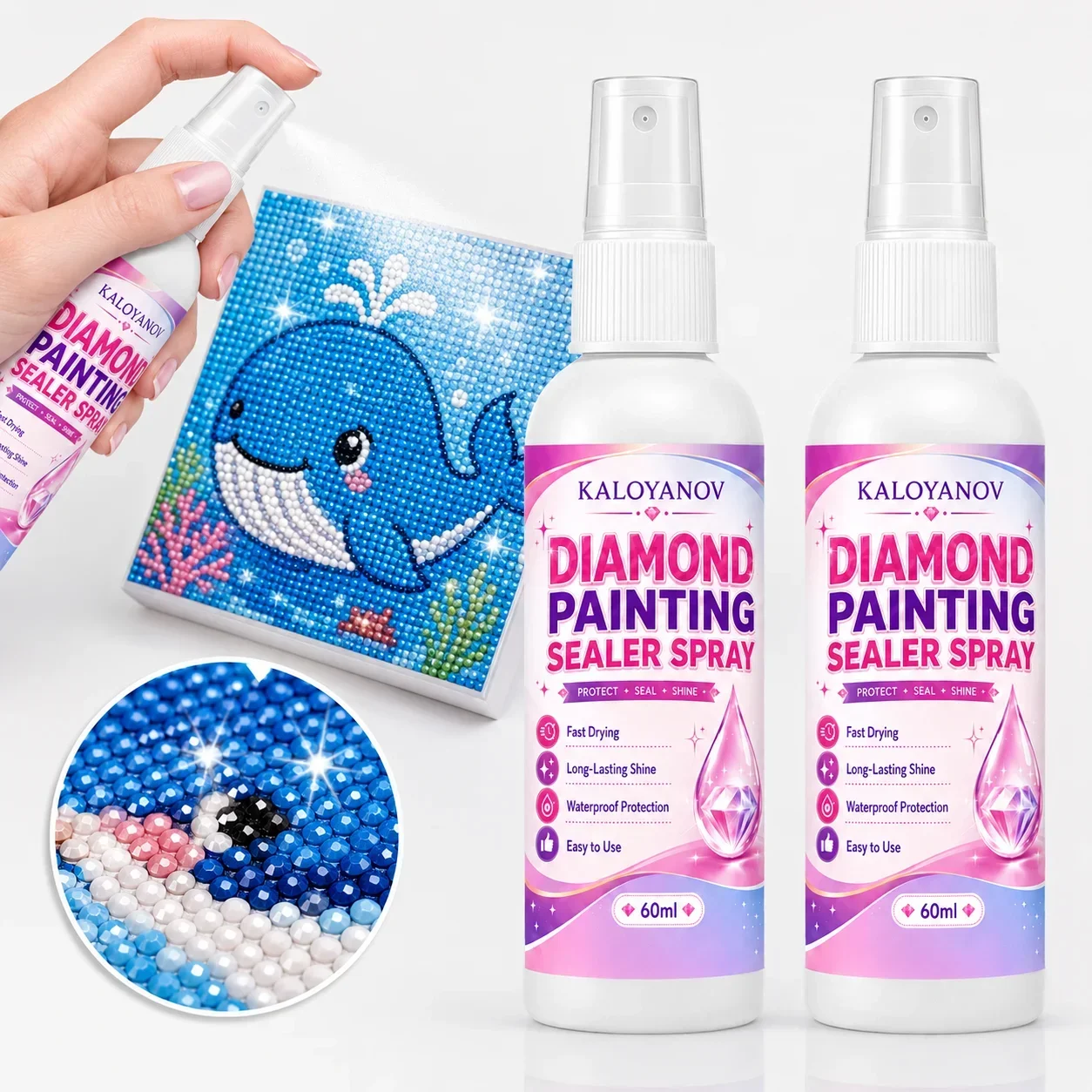 5D Diamond Painting Sealer Spr - Embroidery Kit Starter review and price