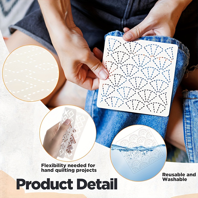 30Pcs Embroidery Templates DIY - Embroidery And Quilting review and price