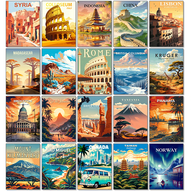 Landscape Diamond Painting Kit - Embroidery In Indonesia review and price