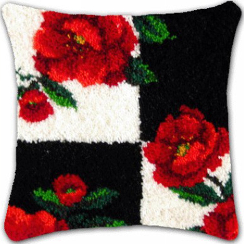 Flowers Plant Latch Hook Kit K - Printed Embroidery Kit review and price
