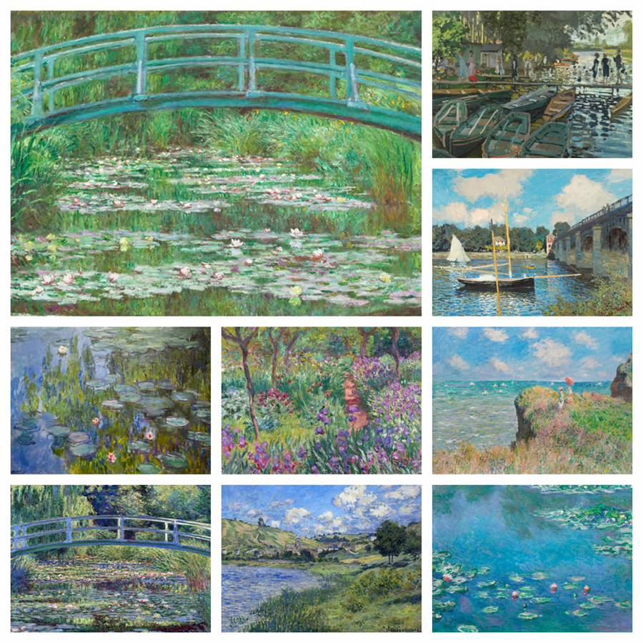Artist Monet Famous Paintings  - Embroidery Artist review and price