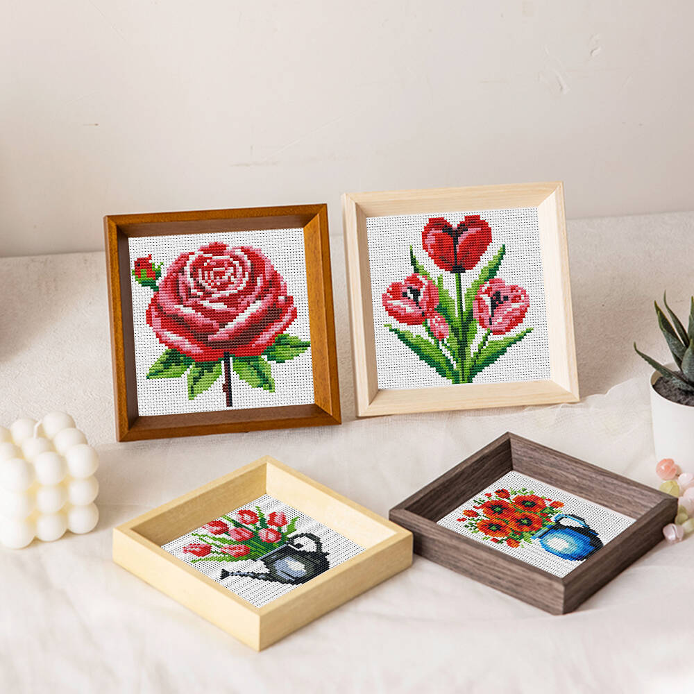 Evershine 8pcs Mini Flower Cro - Embroidery Artist review and price