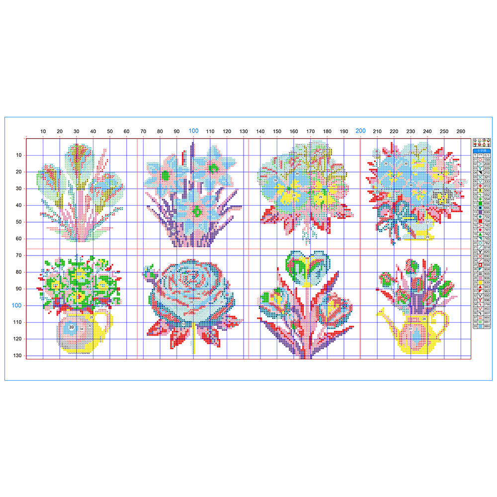 Evershine 8pcs Mini Flower Cro - Embroidery Artist review and price