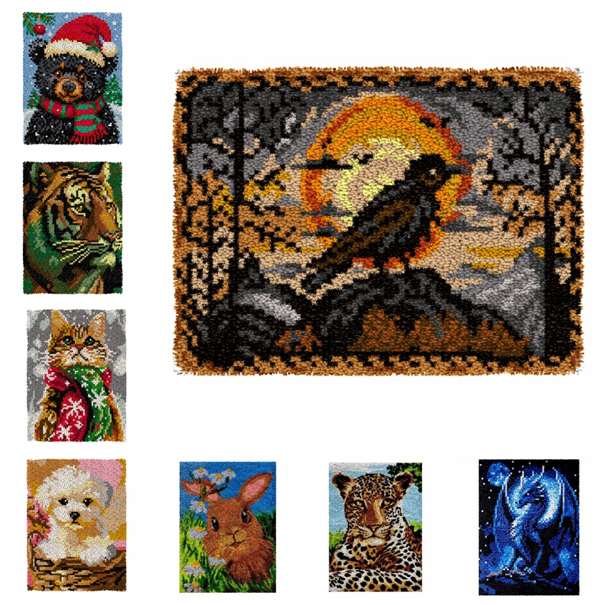 Animal Series Carpet Embroider - Printed Embroidery Kit review and price