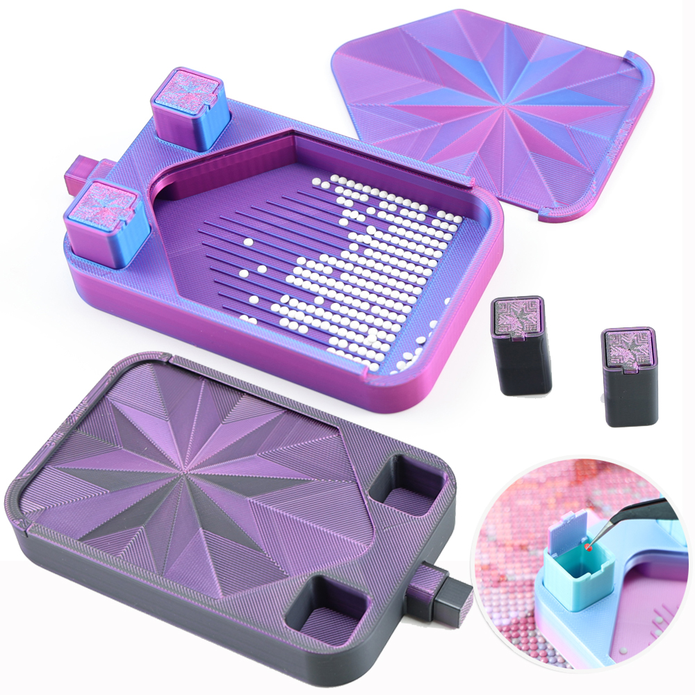 Colorful Diamond Painting Tray - Embroidery Kit Starter review and price