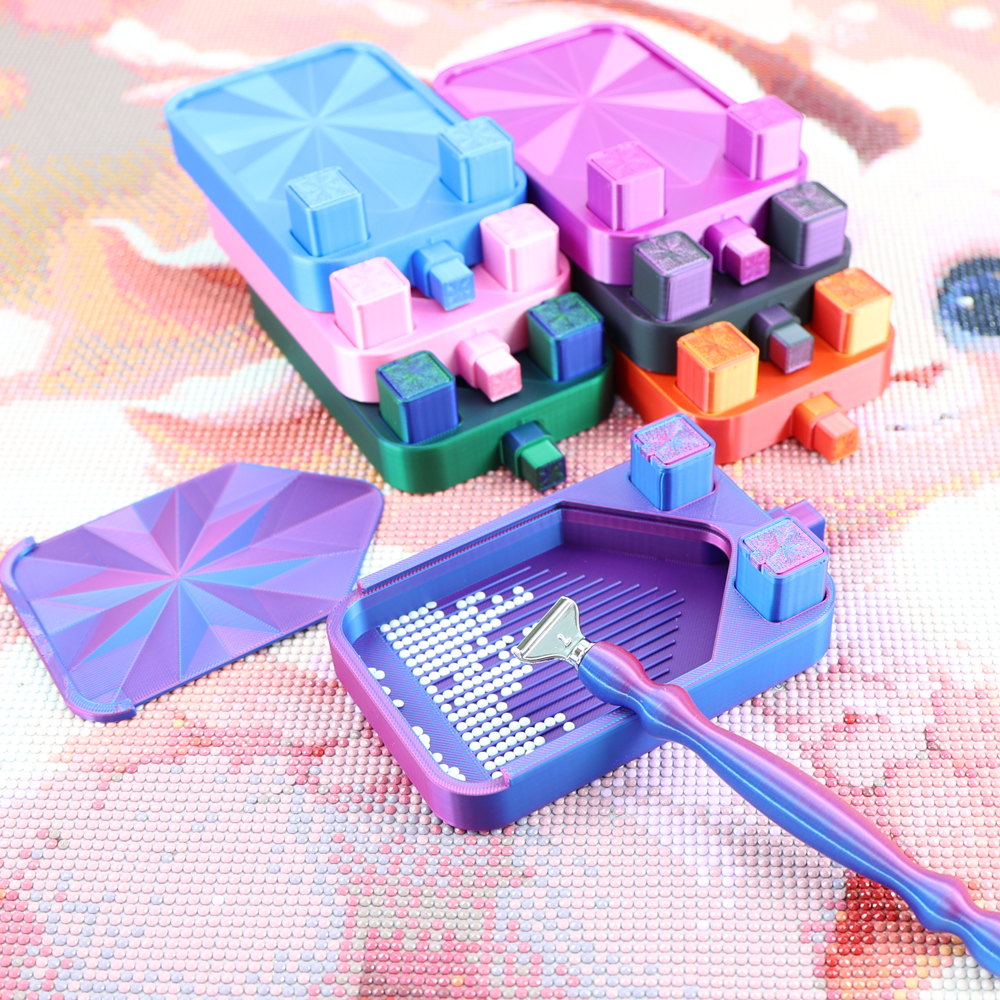 Colorful Diamond Painting Tray - Embroidery Kit Starter review and price