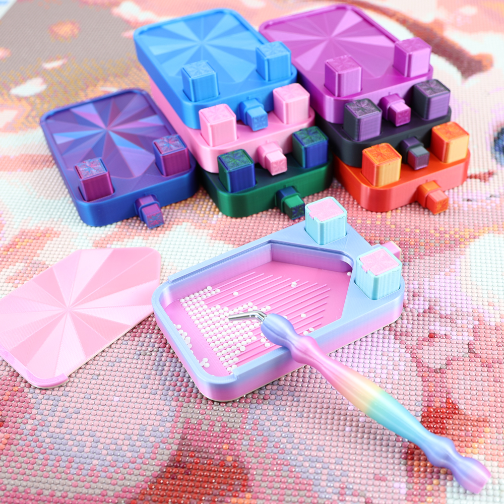 Colorful Diamond Painting Tray - Embroidery Kit Starter review and price