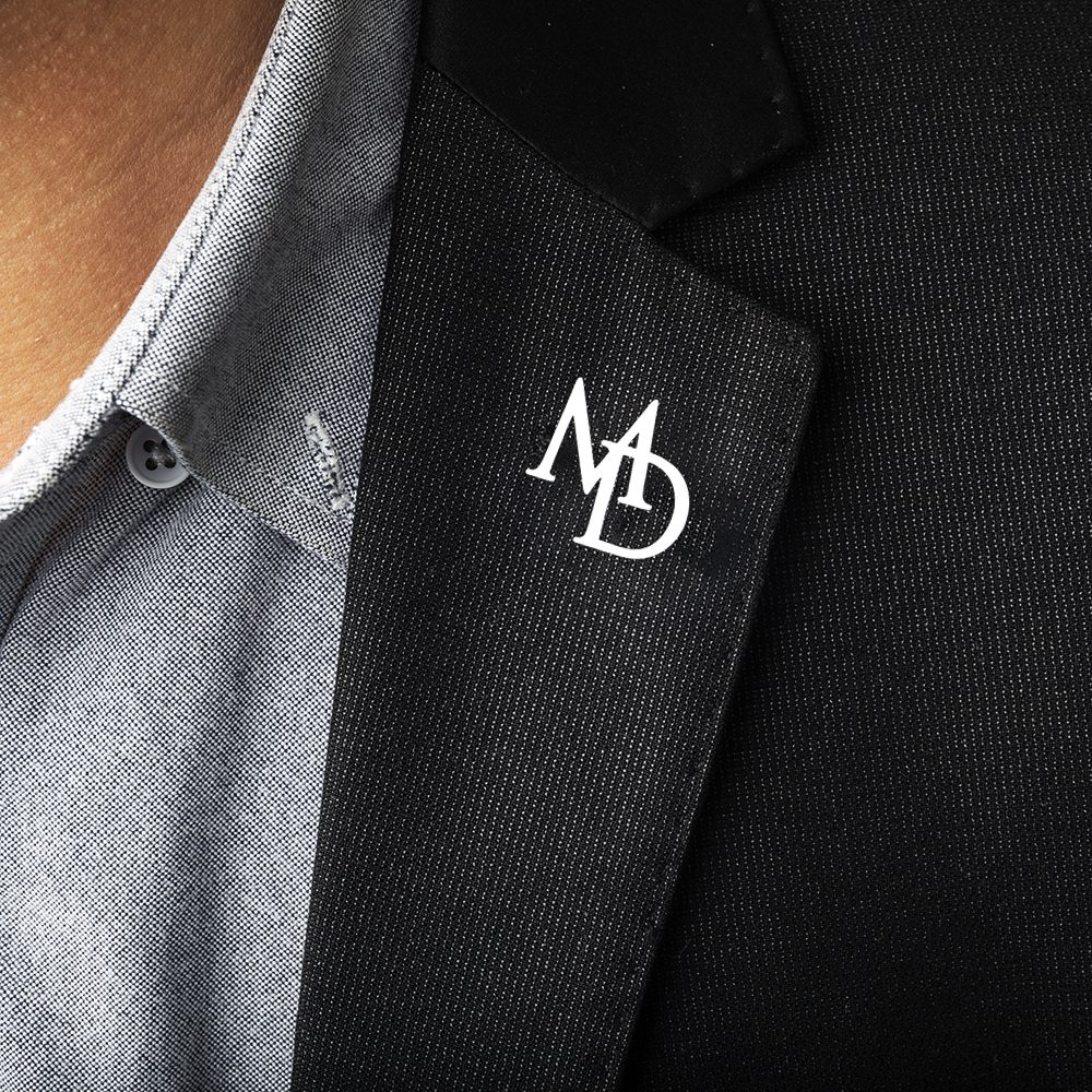 Tangula Custom Initials Brooch - Embroidery Name review and price