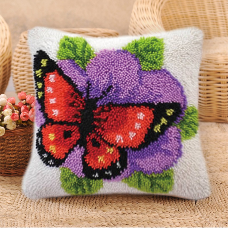 European Retro Flower Latch Ho - Printed Embroidery Kit review and price