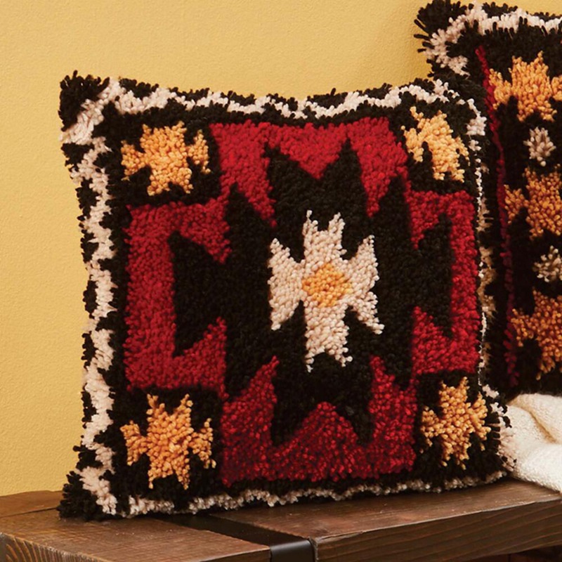 European Retro Flower Latch Ho - Printed Embroidery Kit review and price