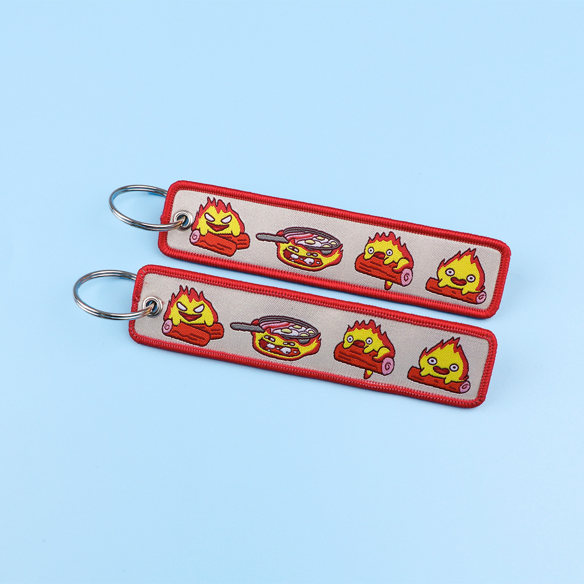 Anime Fire Embroidery Key Fobs - Embroidery Bag review and price